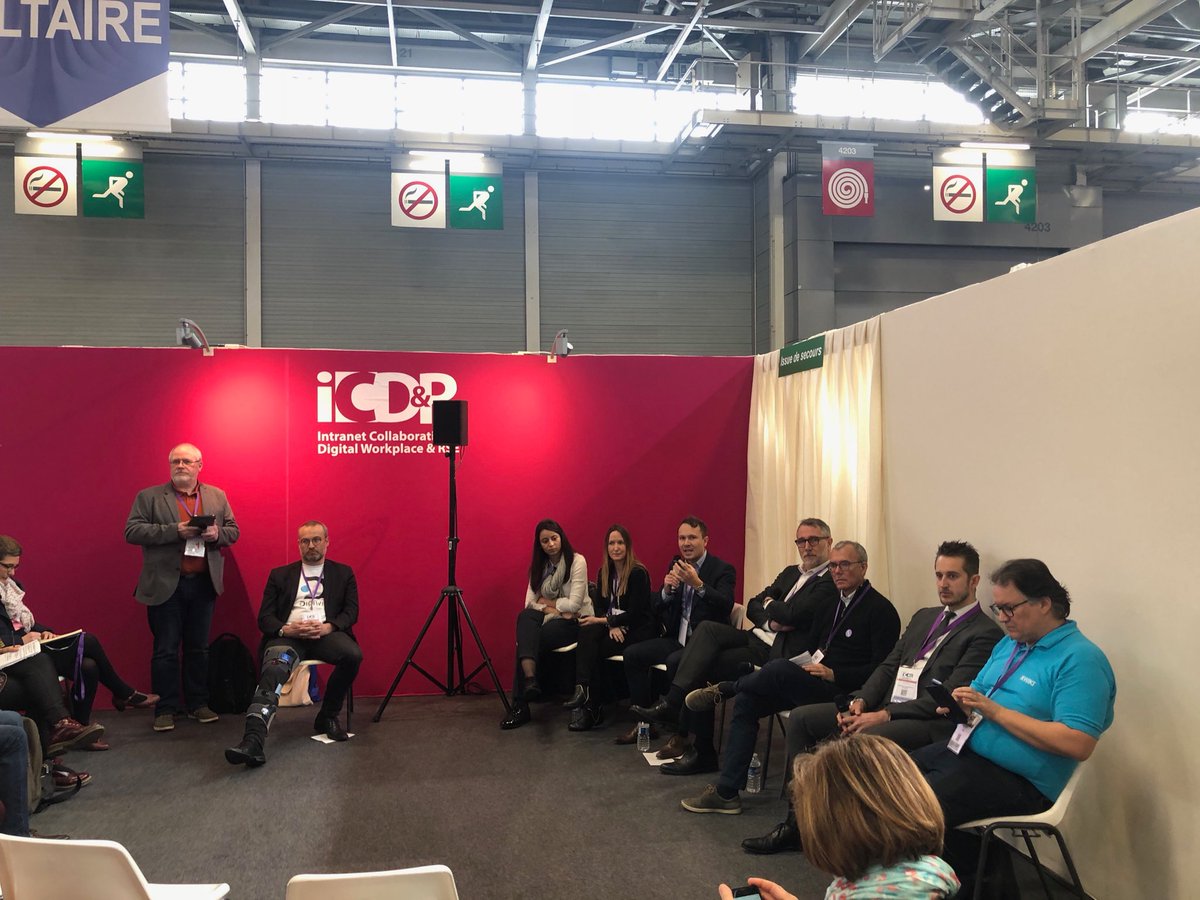 Aujourd’hui au Salon ICD&amp;R, <a href="/GuillaumeBaley/">Guillaume Baley 🌍</a> présente l’offre de #veille #stratégique d’<a href="/Orange_Csltg/">Orange Consulting</a>