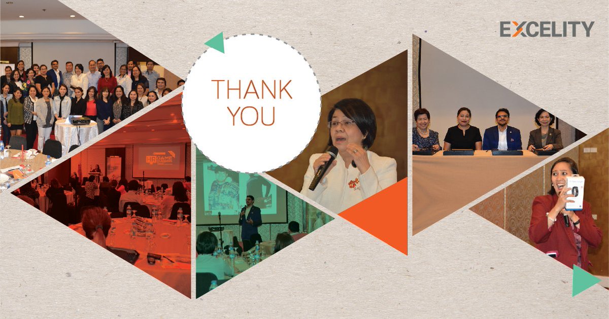 excelityglobal's tweet photo. We wish to thank you for participating in the event “HR Game Changers”, a co-sponsored event with People Management Association of the Philippines (PMAP). We at Excelity are looking forward to partner with you as you implement HR innovations in your organization. https://t.co/bFGLGDe9VA