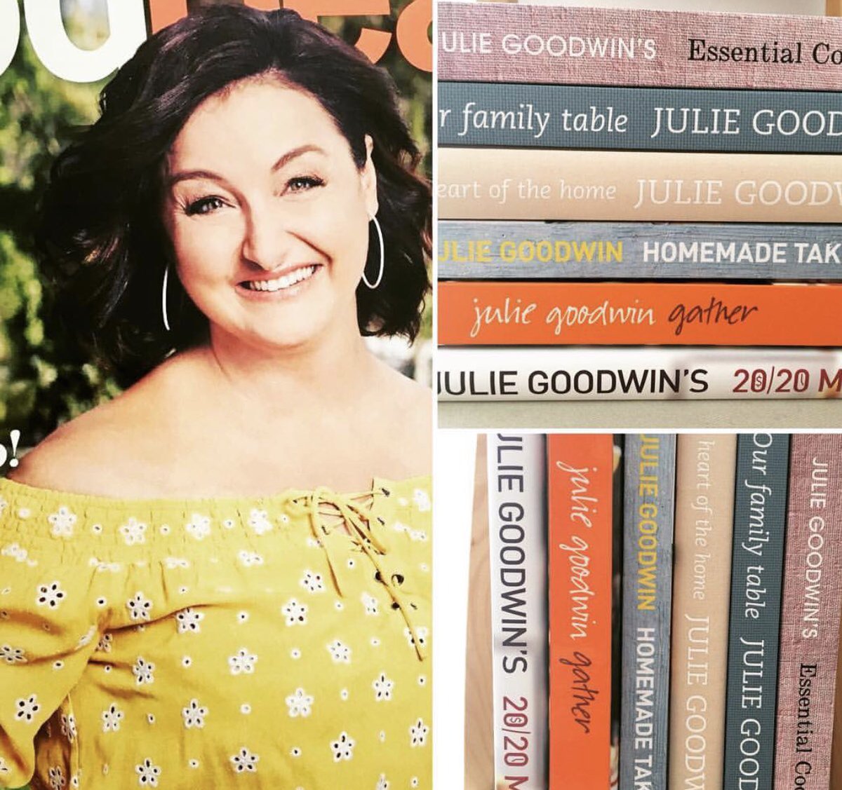 Benefit24MAR's tweet photo. A whole lotta Goodwin is a Good Win! Much love to #coastie @_JulieGoodwin for an autographed set of her amazing cookbooks. Many generous prizes to raffle off on #Saturday night @BaTBrewery. Show Only Tix Now Available ✅ Just $55 with food, drinks &amp; lucky door tickets avail Sat https://t.co/b2BJ8Ae9DD