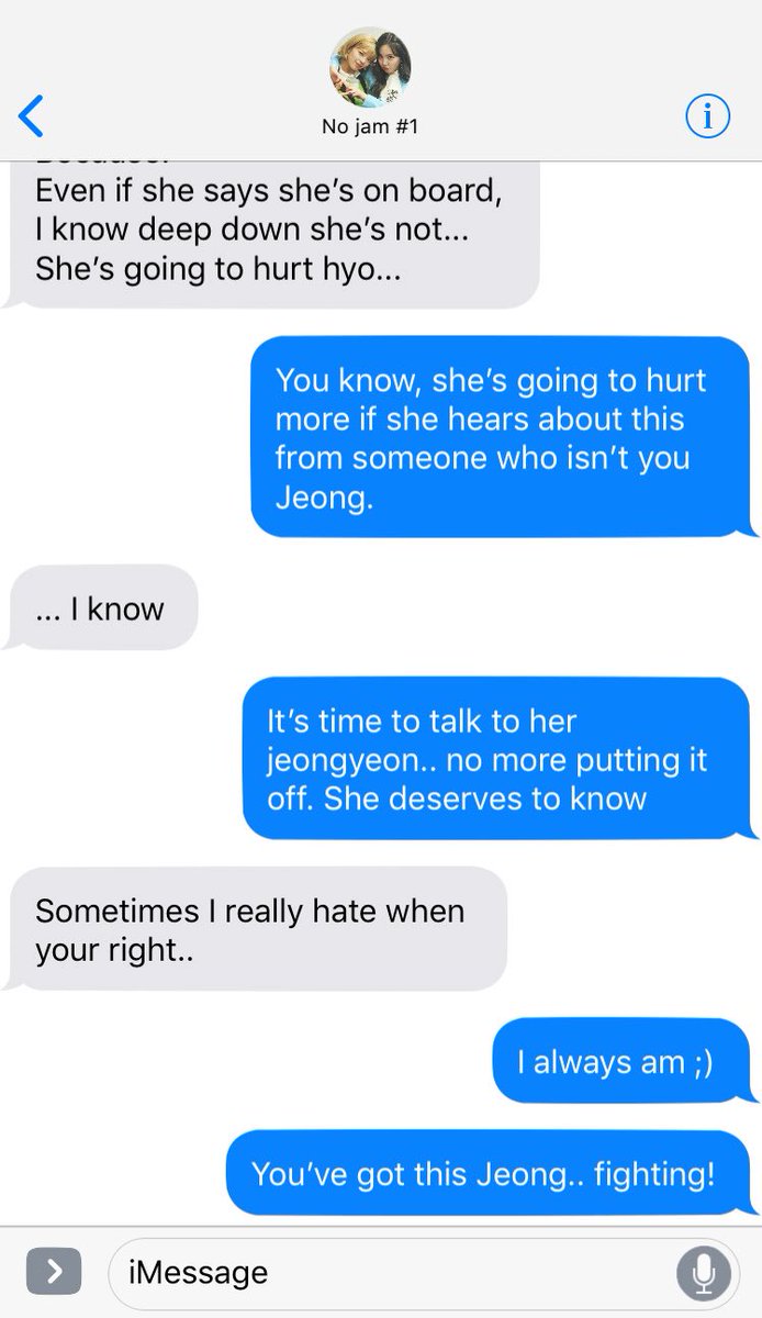 「ᴊɪʜʏᴏ ᴀʟᴡᴀʏs ᴀɴ ɪɴᴛᴇʟʟᴇᴄᴛᴜᴀʟ」  “𝚒𝚝’𝚕𝚕 𝚑𝚞𝚛𝚝 𝚖𝚘𝚛𝚎 𝚒𝚏 𝚜𝚑𝚎 𝚑𝚎𝚊𝚛𝚜 𝚒𝚝 𝚏𝚛𝚘𝚖 𝚜𝚘𝚖𝚎𝚘𝚗𝚎 𝚎𝚕𝚜𝚎...”