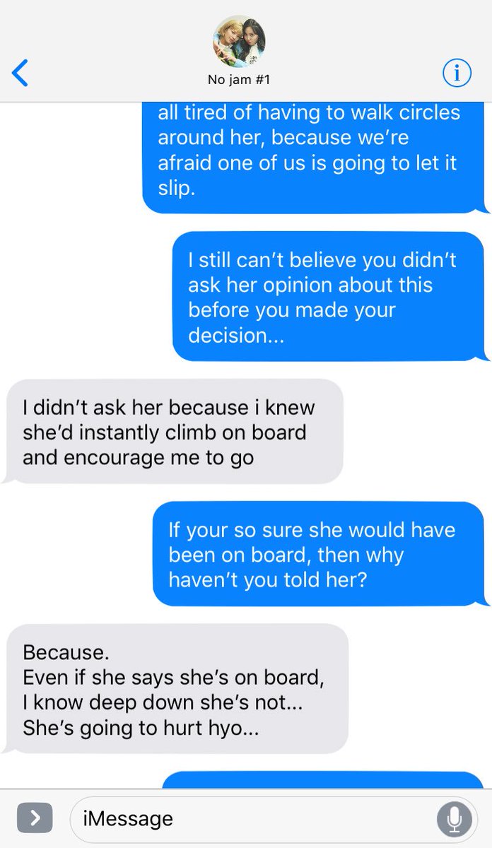 「ᴊɪʜʏᴏ ᴀʟᴡᴀʏs ᴀɴ ɪɴᴛᴇʟʟᴇᴄᴛᴜᴀʟ」  “𝚒𝚝’𝚕𝚕 𝚑𝚞𝚛𝚝 𝚖𝚘𝚛𝚎 𝚒𝚏 𝚜𝚑𝚎 𝚑𝚎𝚊𝚛𝚜 𝚒𝚝 𝚏𝚛𝚘𝚖 𝚜𝚘𝚖𝚎𝚘𝚗𝚎 𝚎𝚕𝚜𝚎...”