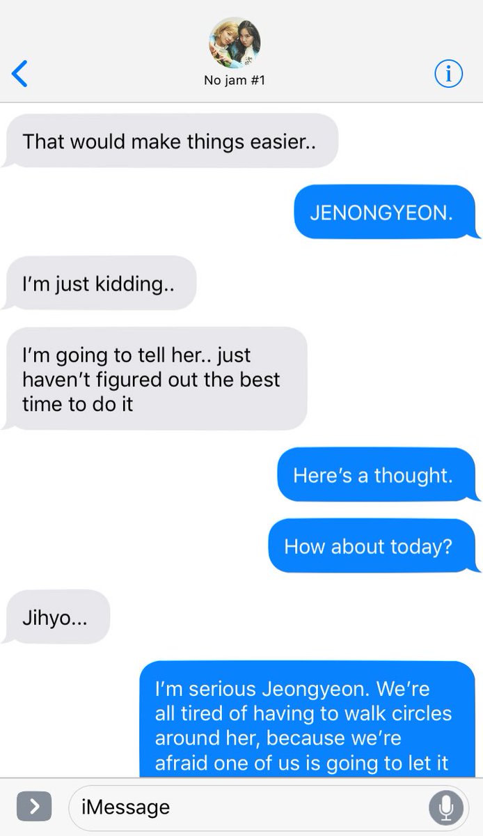 「ᴊɪʜʏᴏ ᴀʟᴡᴀʏs ᴀɴ ɪɴᴛᴇʟʟᴇᴄᴛᴜᴀʟ」  “𝚒𝚝’𝚕𝚕 𝚑𝚞𝚛𝚝 𝚖𝚘𝚛𝚎 𝚒𝚏 𝚜𝚑𝚎 𝚑𝚎𝚊𝚛𝚜 𝚒𝚝 𝚏𝚛𝚘𝚖 𝚜𝚘𝚖𝚎𝚘𝚗𝚎 𝚎𝚕𝚜𝚎...”