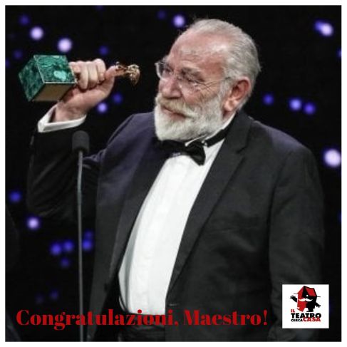 Al maestro Renato Carpentieri il David di Donatello come miglior attore protagonista per il film "La tenerezza" di Gianni Amelio. 
La nostra felicità più sincera per una delle punte di diamante della nostra rassegna! #David2018