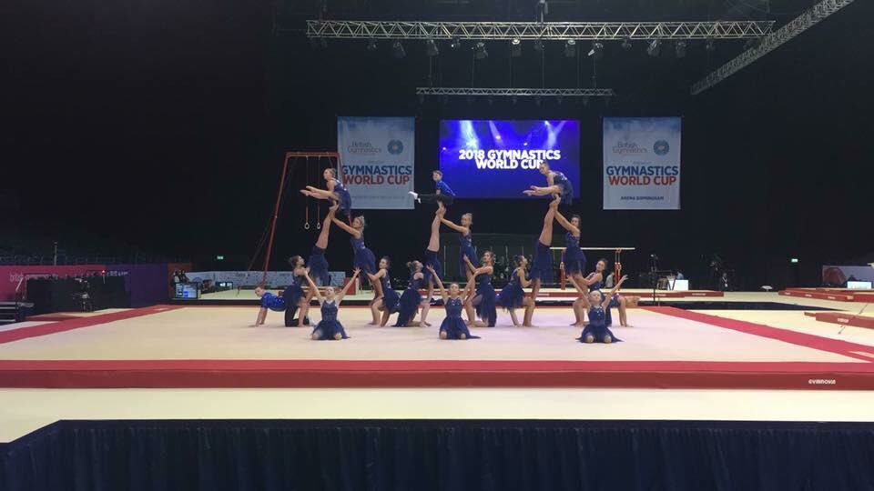 Good luck to our senior display team Astro Eden who are performing at the Artistic World Cup in Birmingham 💪🏻💚
