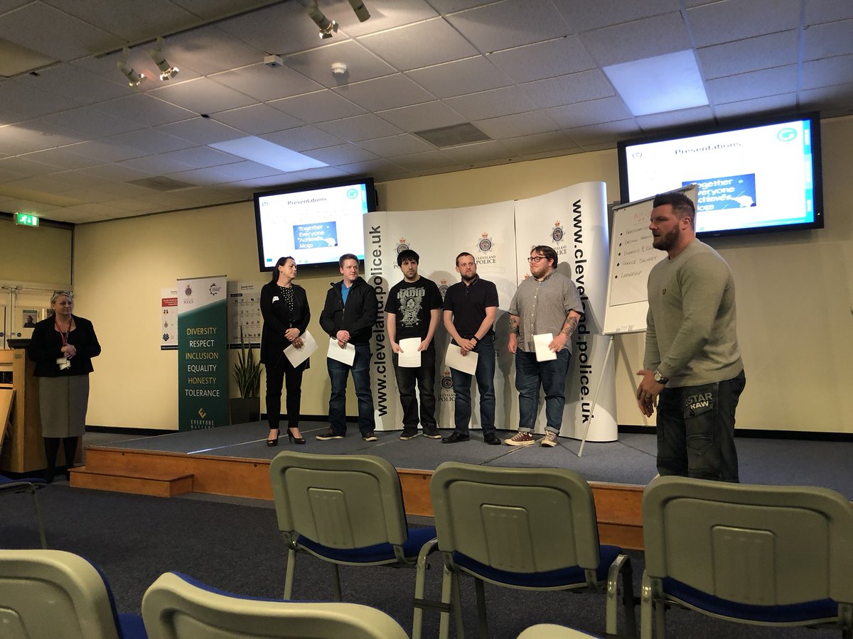 KelParsons's tweet photo. Presentations at the @ClevelandPolice PCSO Academy Awareness Session in partnership with @gatesheadcoll and @EqualityNorthE #pcso #Presentations #team https://t.co/s2CTAcvUAR
