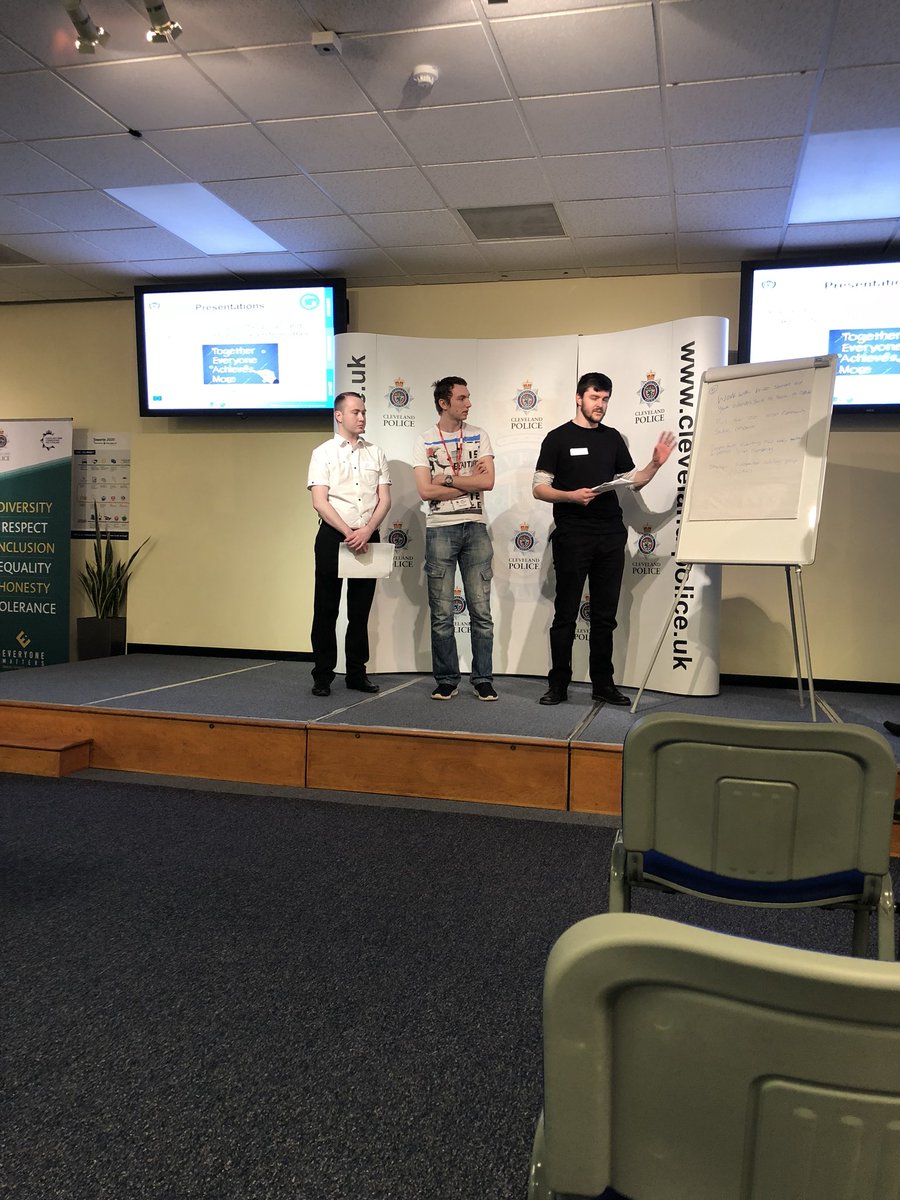 KelParsons's tweet photo. Presentations at the @ClevelandPolice PCSO Academy Awareness Session in partnership with @gatesheadcoll and @EqualityNorthE #pcso #Presentations #team https://t.co/s2CTAcvUAR