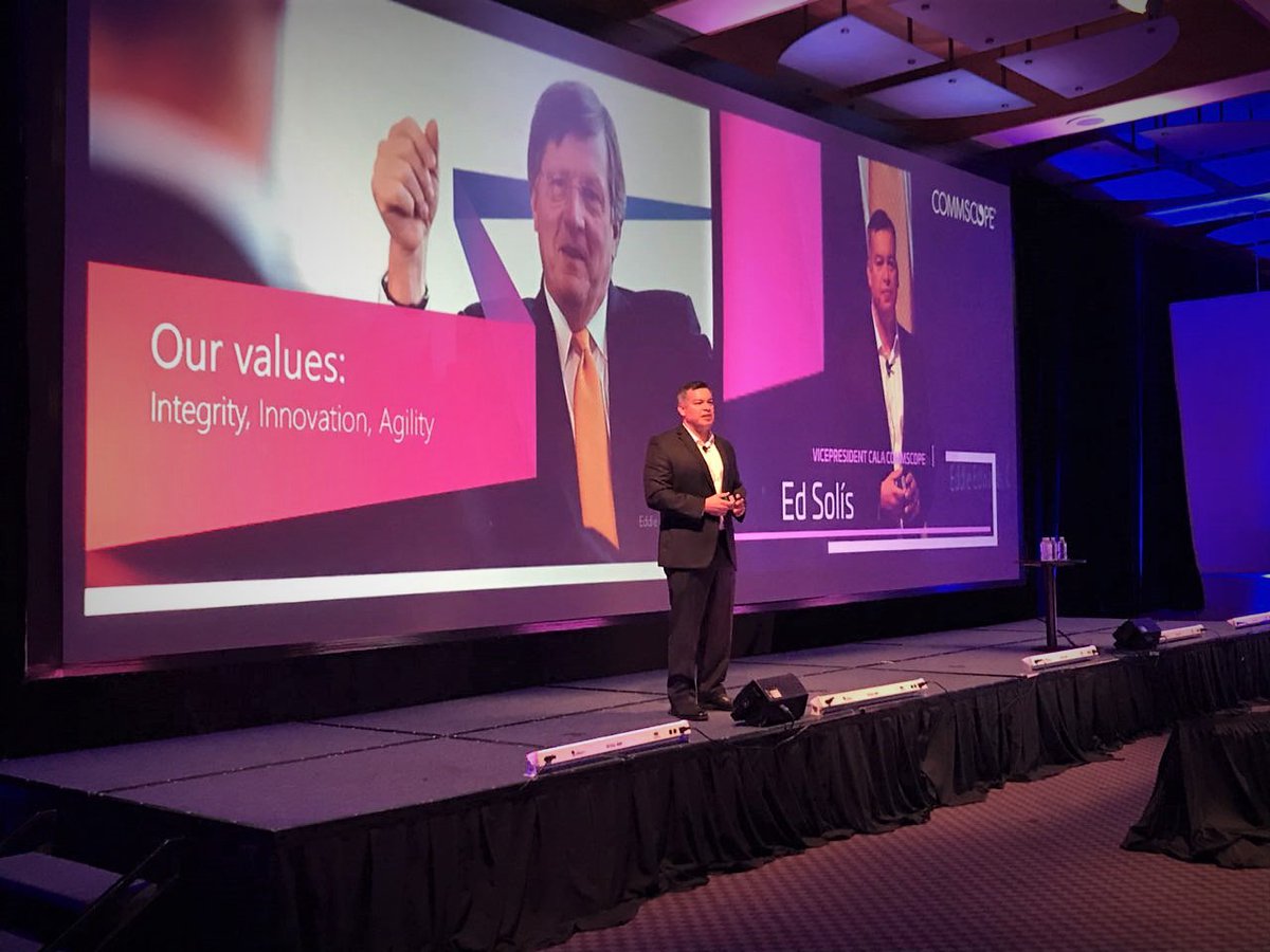 CommScope's tweet photo. #CSKickOf "Tenemos una gran compañía y un excelente equipo que soporta a la región, lo que nos ha llevado a un gran crecimiento de #CALA en #CommScope": Ed Solis, VP CALA #Enterprise Sales
#CSKickOff #CALAPartners #CommScopeCALA https://t.co/Unks9er0sU