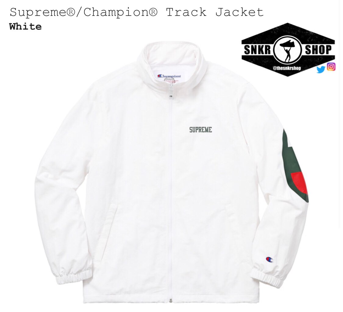 supreme champion jacket white