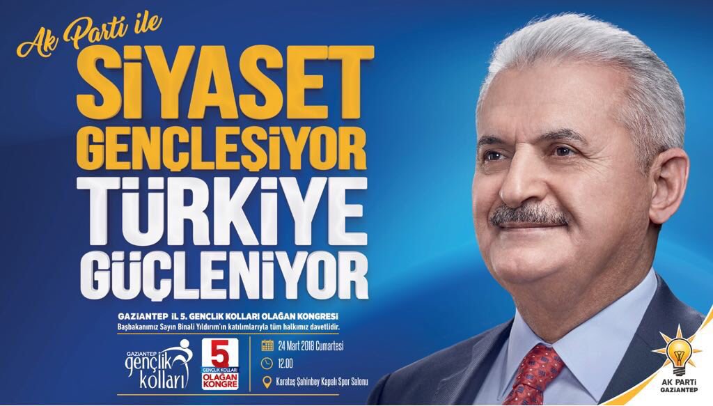 Başbakanımız, Genel Başkan Vekilimiz <a href="/BA_Yildirim/">Binali Yıldırım İletişim Ofisi</a> Gaziantep'lilerle Buluşuyor .Tüm halkımız davetlidir.

#akgenclikNizip 

📅 : 24 Mart Cumartesi
🕜 : 13:30
🏟 :Şahinbey Kapalı Spor Salonu