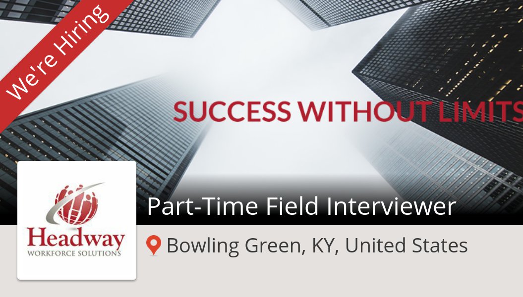 #RTI is hiring a #Part-Time Field #Interviewer in #BowlingGreenKYUnitedStates, apply now! #job workfor.us/headwaywfs/9sw