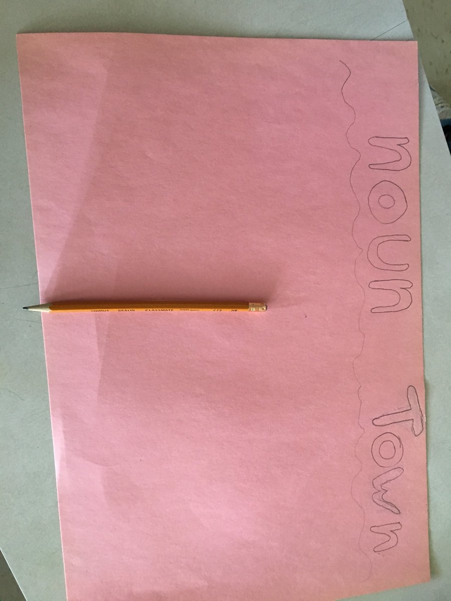 ChantalUlicny's tweet image. Noun Town is in the works! Their creations are looking great! #grammarfun