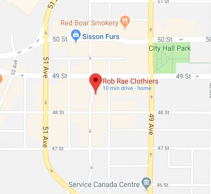 RobRaeClothiers's tweet photo. #RobRaeClothiers is so proud to be a local Red Deer business supporting our community! We love our location on little Gaetz and are so happy supporting the needs of this city!! #WeloveRedDeer @CityofRedDeer https://t.co/A58cGBXjrC