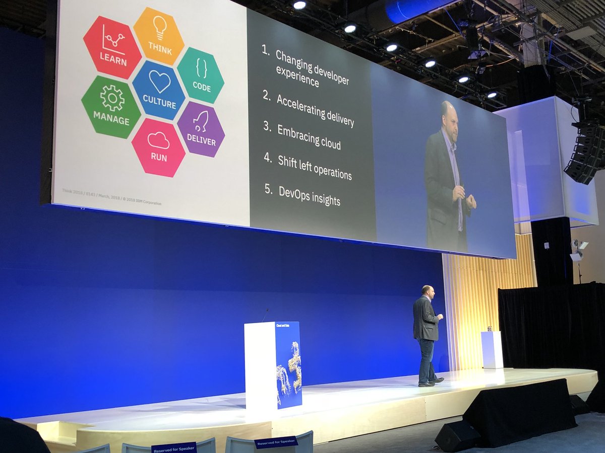 LazzaroChris's tweet image. .@EricMinick presenting #devops transformation with #GarageMethod at #think2018