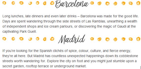 TravelCubeUK's tweet photo. Today we are falling in love with #Barcelona and #Madrid ! Find incredible deals to all Spanish Hotels in our "Uncover Europe" campaign!!! https://t.co/ZoSro1H4aN https://t.co/lYIw6HFi40