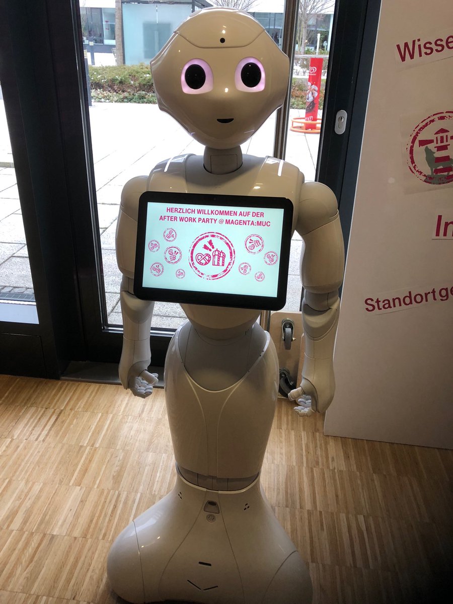 #magentapepper auf der #magenta:muc afterwork #telekomwall #peoplemakeithappen