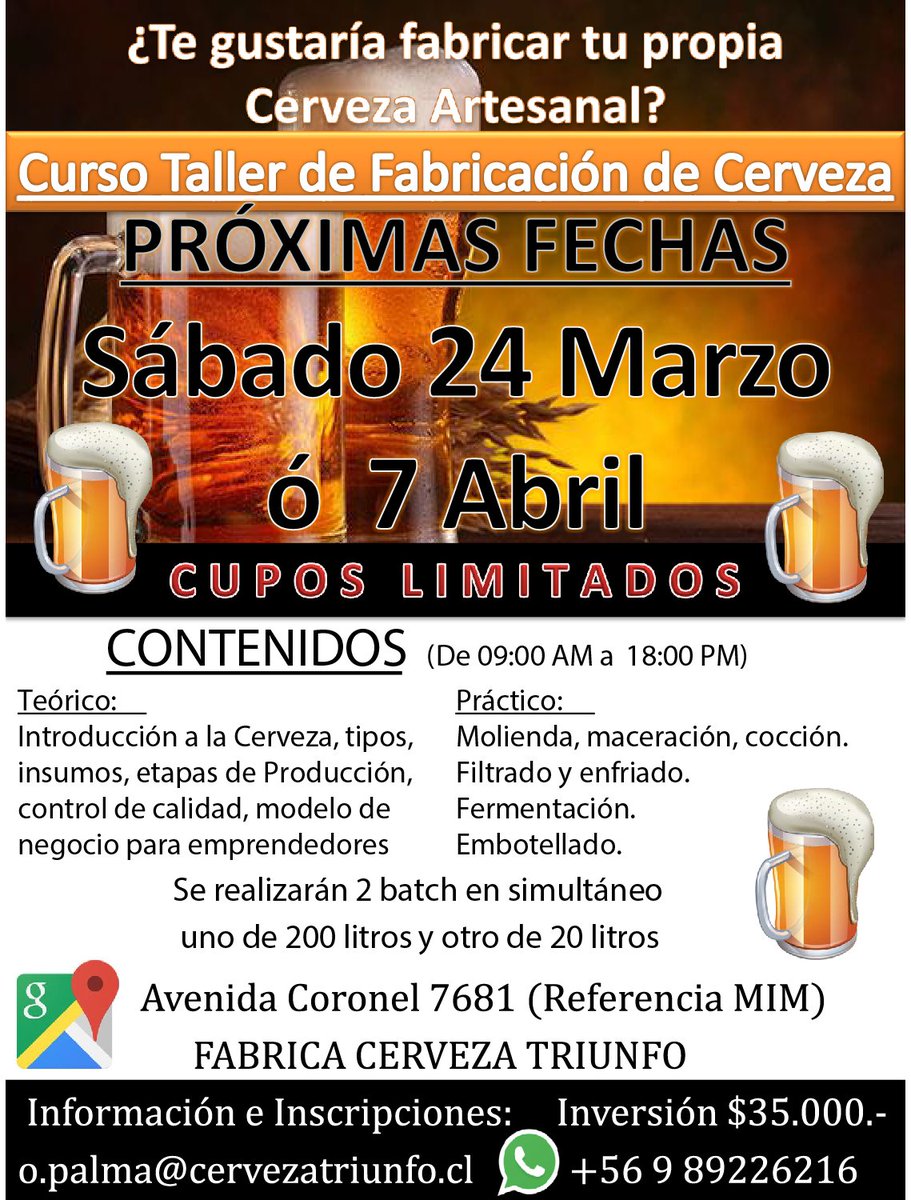 CervezaTriunfo's tweet photo. Celebra el #DiaMundialdelAgua y fabrica junto a nosotros #CervezaArtesanal #CulturaCervecera #AmantesdelaCerveza #MedicinaParaMiCuerpo #MiCerveza #MiTalentoCervecero #MipasiónCervecera #FelizJueves #MuchoGustoMega #lamananachv #LaManana #Bienvenidos13 #JuernesMBD https://t.co/00WA4UfgBB