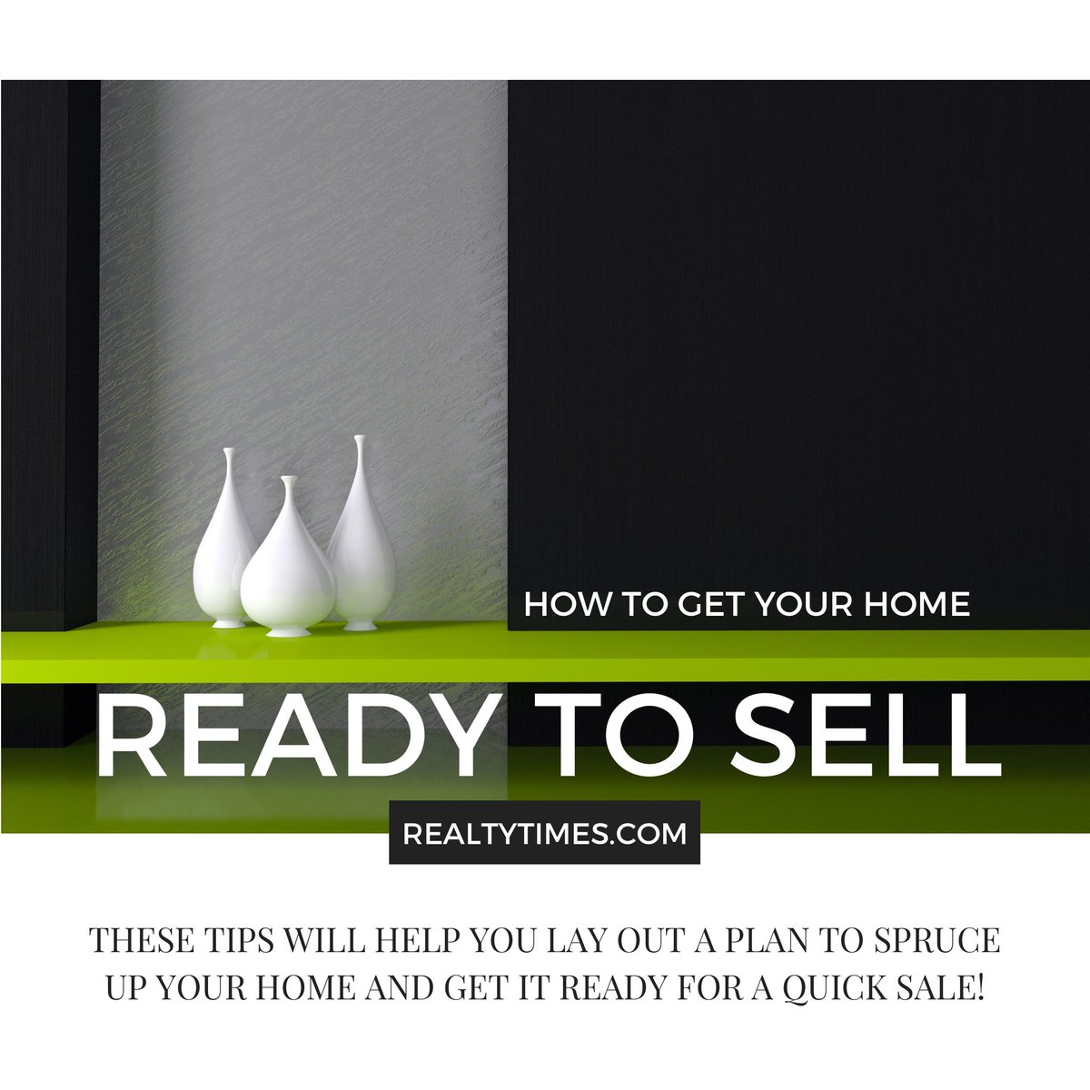 How to Get Your Home Ready to Sell bit.ly/2G2ZWth #RealEstate #MortgageUpdated via <a href="/RealtyTimes/">Realty Times</a>