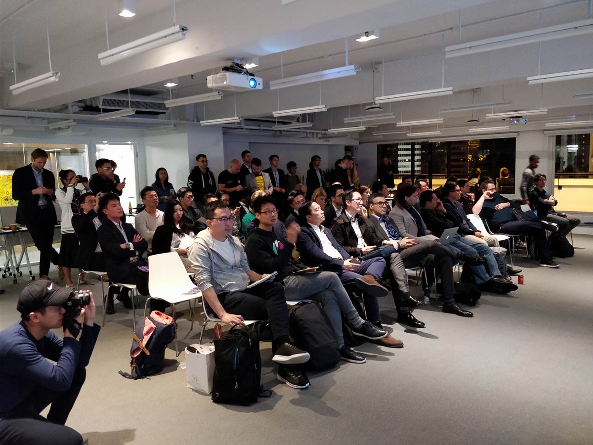 0xcert's tweet photo. 🚀 Big thank you to all who came to the #EuroBlockShow today! You were a wonderful crowd! 💙 #HongKong has been amazing! 🔥 0xcert out! 🚀 #roadshow #0xcert https://t.co/70D1zTOiJy