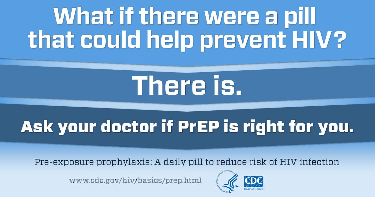 CDC is working to  increase  the number of people on PrEP. Get the facts about PrEP here: cdc.gov/hiv/basics/pre…