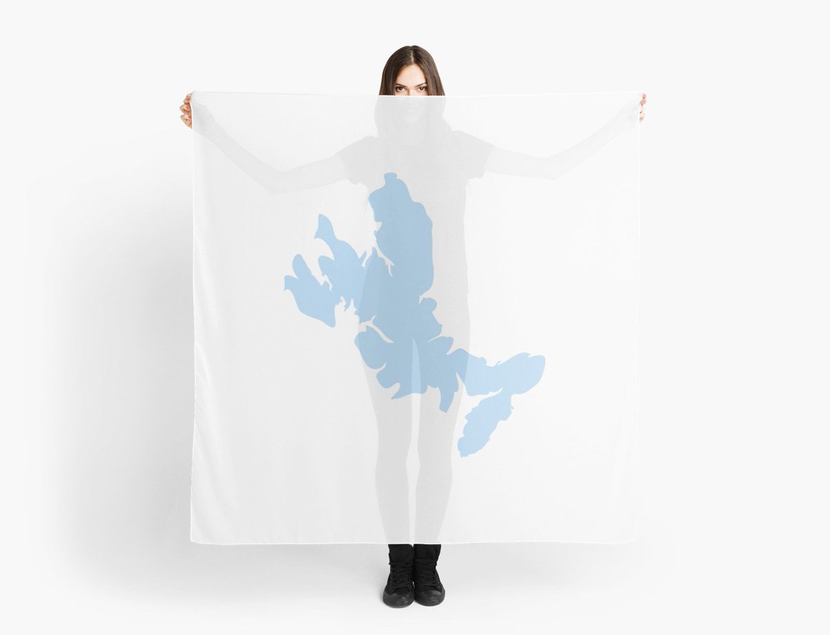 "Skye Blue" Isle of Skye Map Scarf 140cm x 140cm: goo.gl/D4C4fx, buy any two and get 15% off #redbubble