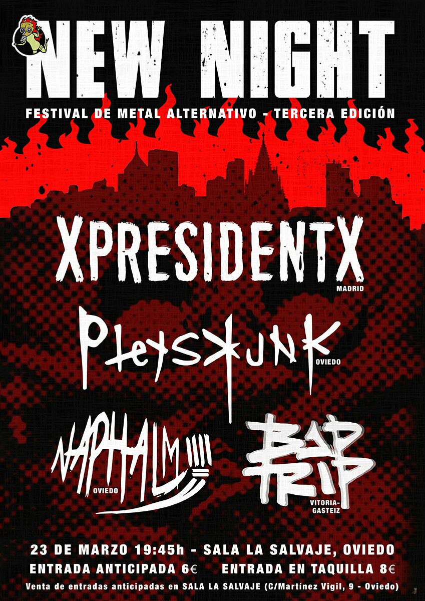 🔥Y MAÑANA POR FIN🔥

Sala La Salvaje // 19:45 // Oviedo

💥NEW NIGHT FEST💥

#pleyskunk // #naphalm // <a href="/XpresidentX_XpX/">XpresidentX</a>