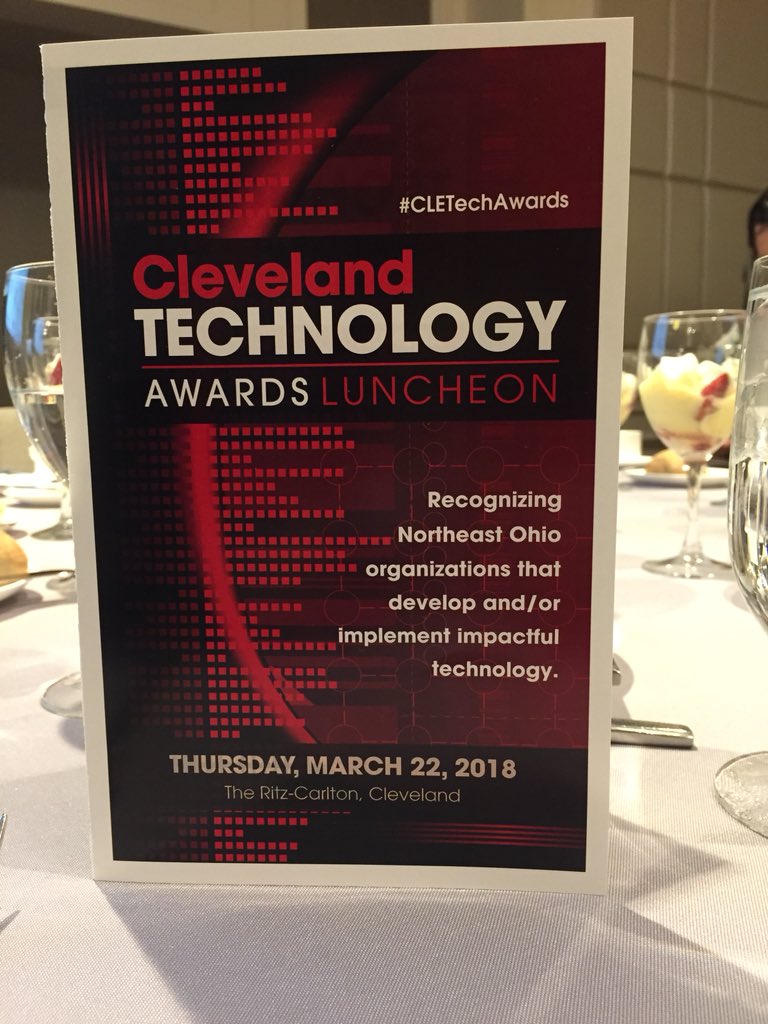 BriteskiesCle's tweet photo. We’re so excited to be back at the #CLEtechawards ! https://t.co/jlSLYskdY6