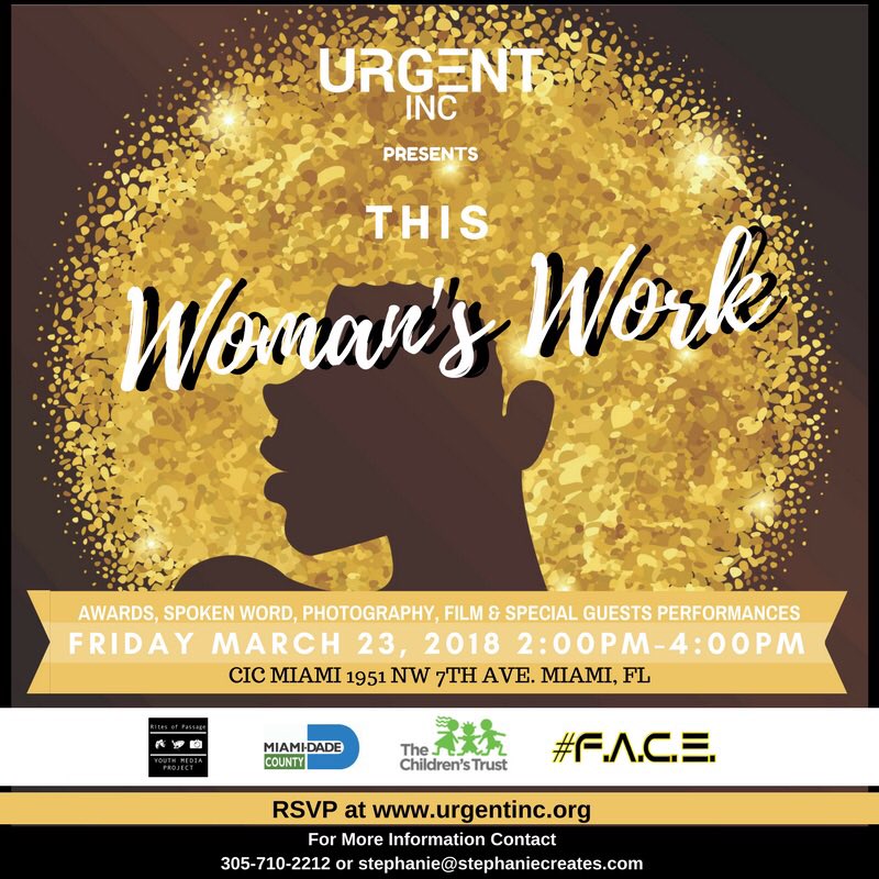 UrgentInc's tweet photo. DJ Slaya is only 12 years old but can rock the party like a #DJ twice her age. Slaya is a member of the PATH Emerging Artist Residency cohort. She'll be on the 1's and 2's at our "This Woman's Work" event! Join us! #PathToHipHop #NextGenHipHop @PathToHipHop @MiamiDadeArts https://t.co/DvBqvEaAc1