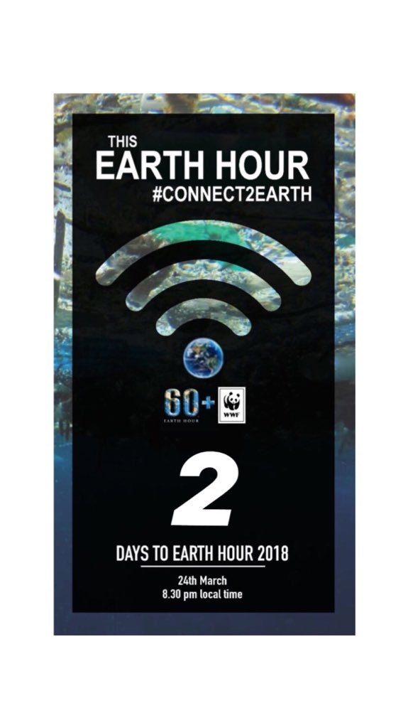 EarthhourSMG's tweet photo. 2 days to #semarangpetengndedet2018 🙌🏻 !!#iniaksiku #connect2earth https://t.co/ykFAYIeR3Q