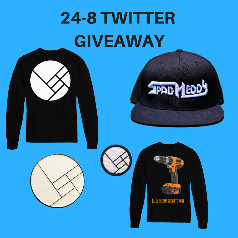 248mgmt's tweet photo. As a thank you to the fans we are giving away some sweet @Herobust and @SPAGHEDDY merch!! TAG 2 People and RT to enter. WINNER will be picked at random on March 28th! https://t.co/uY14pvxdSi