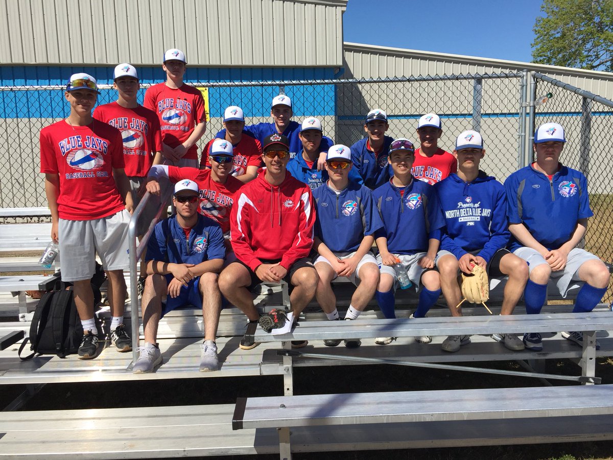 baseballcanada's tweet photo. Former @NDBlueJays pitcher @jeffwfrancis with his old squad today in St. Pete!
#JNTST https://t.co/AIoWlGe5XO