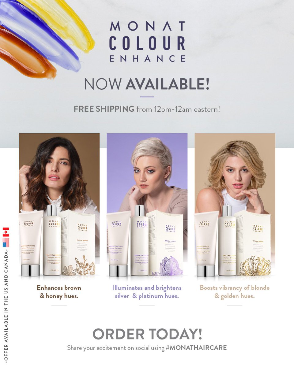 MONATOfficial's tweet photo. JUST IN: #MONATCOLOURENHANCE DUOS ARE NOW AVAILABLE! Get FREE shipping for the next 12 hours! Act fast - this offer won't last long! ๐๐๐ https://t.co/bz5otHGpye