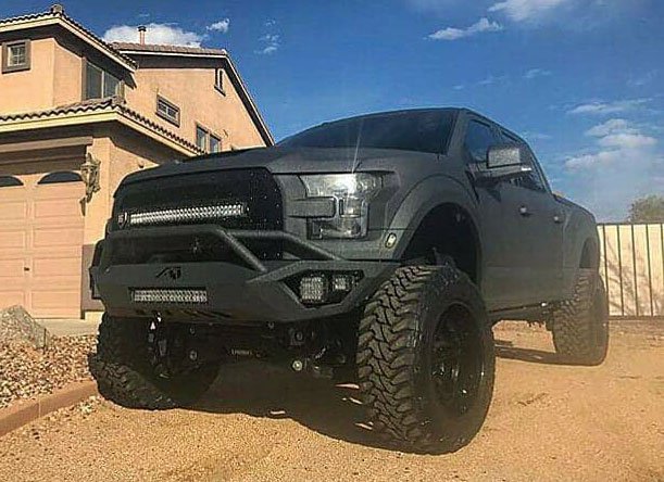 DJGrilles's tweet image. We are so proud to be featured on @KoltenWong 's  brand new truck with our @TrexGrilles Torch Series Grille - built-in @ZROADZOfficial LED lights! Thank you for choosing T-REX! #trexgrilles #TorchGrilles @Cardinals   @fabtechoffroad@FordPerformance