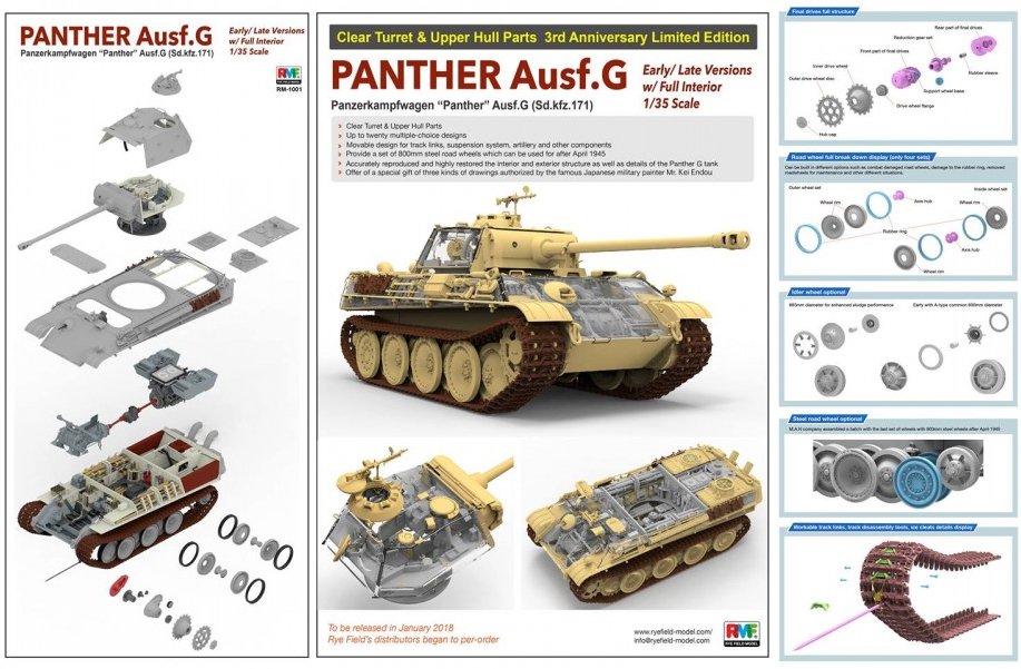 StatikModels's tweet image. Rye Field Models - Panther Ausf. G Arriving tomorrow,