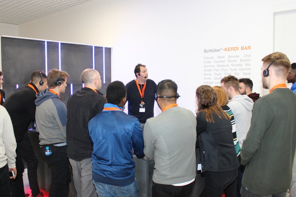 Final year #ntuarchitecture tech students recently visited the Schlüter-Systems Education Centre @SchluterSystems to gain an understanding about integrated systems and solutions @AT_DegreeShow18 @AT_NTU