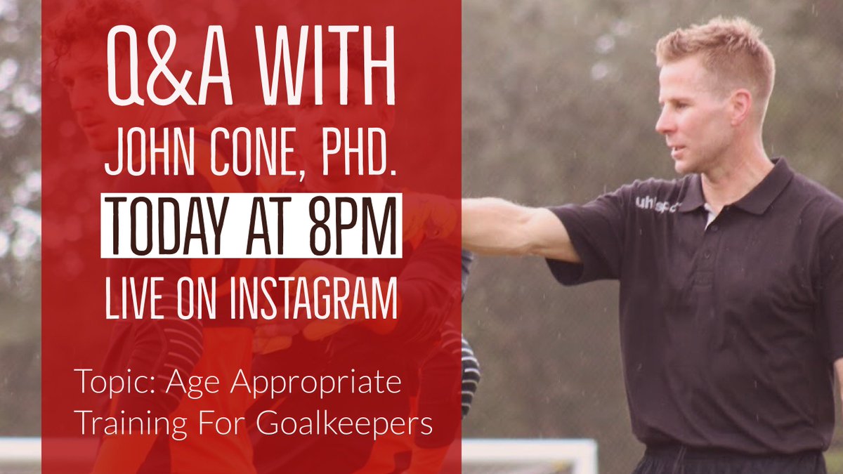 Don’t miss our Q&amp;A tonight on Instagram LIVE with <a href="/Jrcone/">John Cone, PhD</a>!! Founder and Director <a href="/PhilWheddon/">Phil Wheddon</a> will be leading the discussion. Make sure you follow us here: instagram.com/intlgkcoaches/ And share it with your #gkcoach network. #goalkeepertraining #goalkeepercoach #gkunion