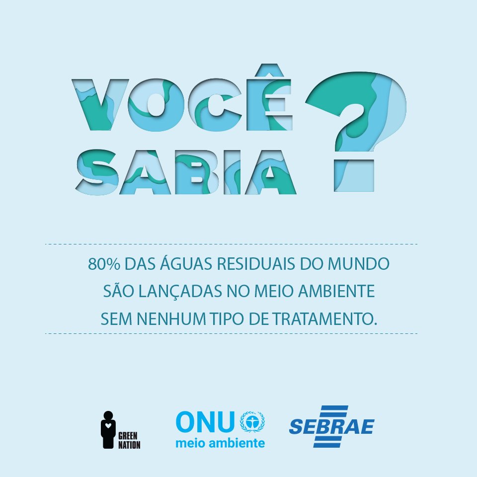 Hoje é o Dia Mundial da Água. Que tal aproveitar a data para assumir novos compromissos e estimular sua família e amigos a consumirem este recurso de forma racional? Faça a diferença hoje e em todos os dias do ano!

#DiaMundialdaAgua #ODS6