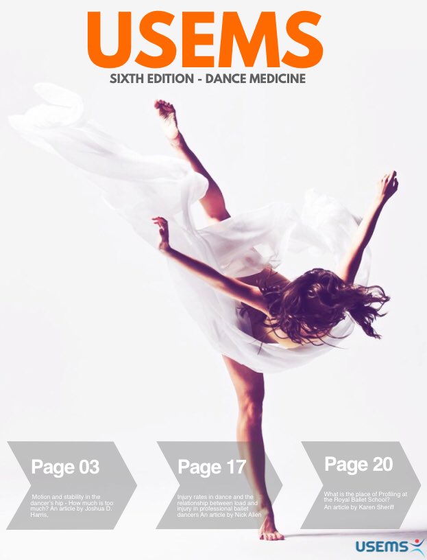 Great work by @seancarmody1 @DrFadiHassan and @dr_amalhassan to create this phenomenal guide. A true multi-disciplinary resource, with lessons applicable to all sports & disciplines. Please share widely issuu.com/usems/docs/use… #dancemedicine