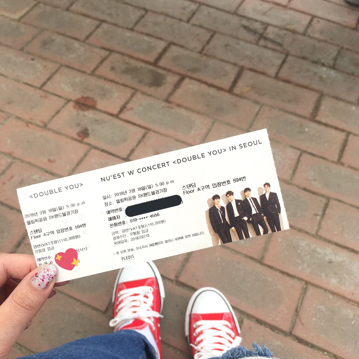 I_MH_You's tweet photo. 180318 뉴이스트 더블 유 💖💖 https://t.co/z4sRTSAbGW