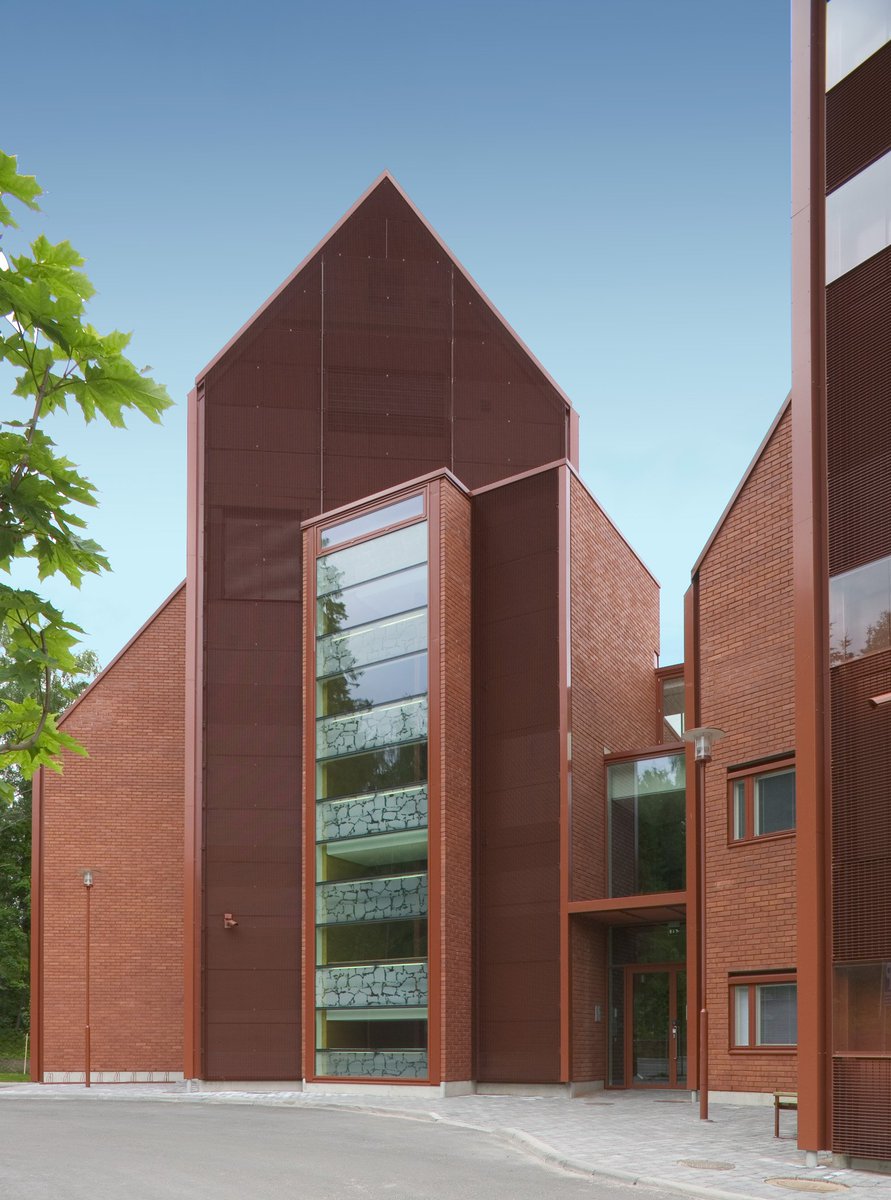 LMarchitects_fi's tweet photo. Another blast from the past. Espoo Parish Centre, completed in 2005 to house the Swedish and Finnish speaking parishes of the area.

Read all about it on our website here: https://t.co/4qlPibhtSY https://t.co/96ArOeLkBb