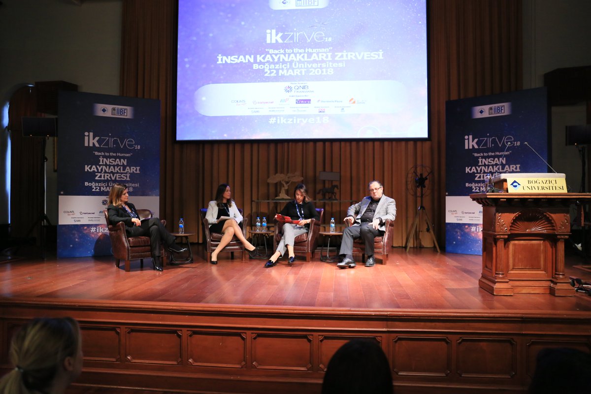 Boğaziçi Üniversitesi Executive MBA Program Direktorü @sertackanli, <a href="/Eczacibasi/">Eczacıbaşı</a> 'ndan Utku İlik <a href="/Utku70/">UtkuIlik</a> , <a href="/VodafoneTR/">Vodafone Türkiye</a> 'dan Hande Yalgın ve <a href="/Koctas/">Koçtaş</a> 'tan Aylin İyicik "Geleceğin Kurumlarında Lider Olmak" konusunu konuşmak üzere bizlerle! #ikzirve18
