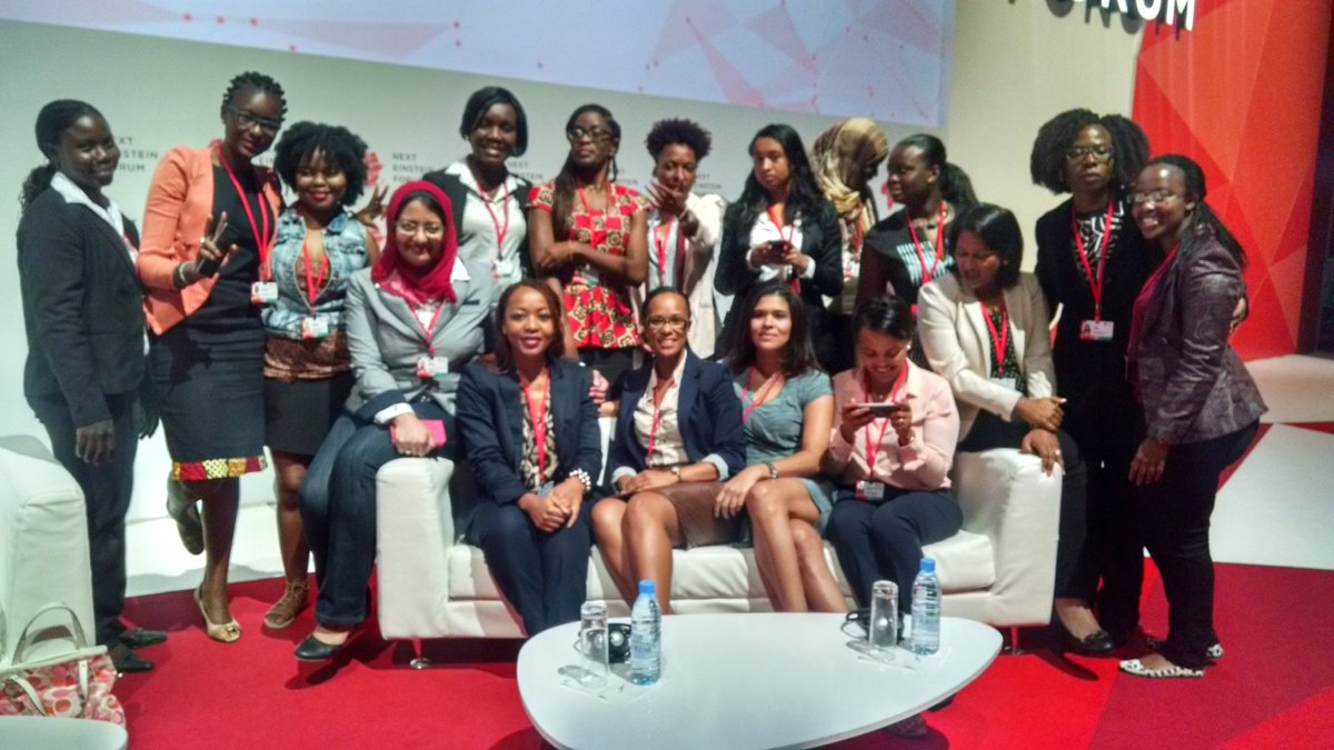 estherkunda's tweet photo. #tbt to #NEF2016 - on Monday we are doing it again - celebrating african scientific excellence with these inspiring ladies! #NEF2018 https://t.co/ie5WtbOQod