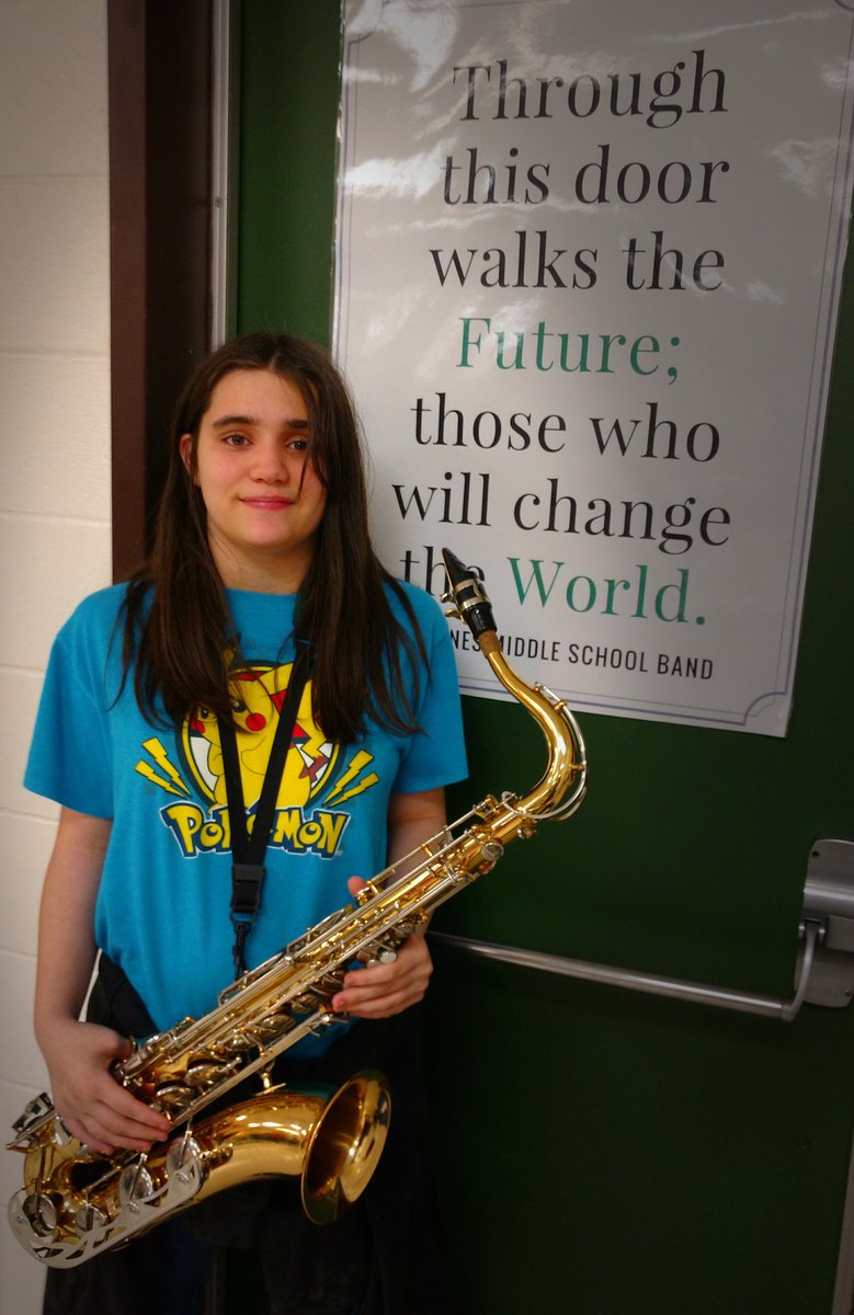 Congrats to Lauren on being the first 6th grade scale master! Ab, Eb, Bb, F, C and chromatic scale! <a href="/JonesJetsPride/">Jones Middle School</a> <a href="/Boone_County/">Boone County Schools</a> <a href="/dr_poe/">Dr. Randy Poe</a>