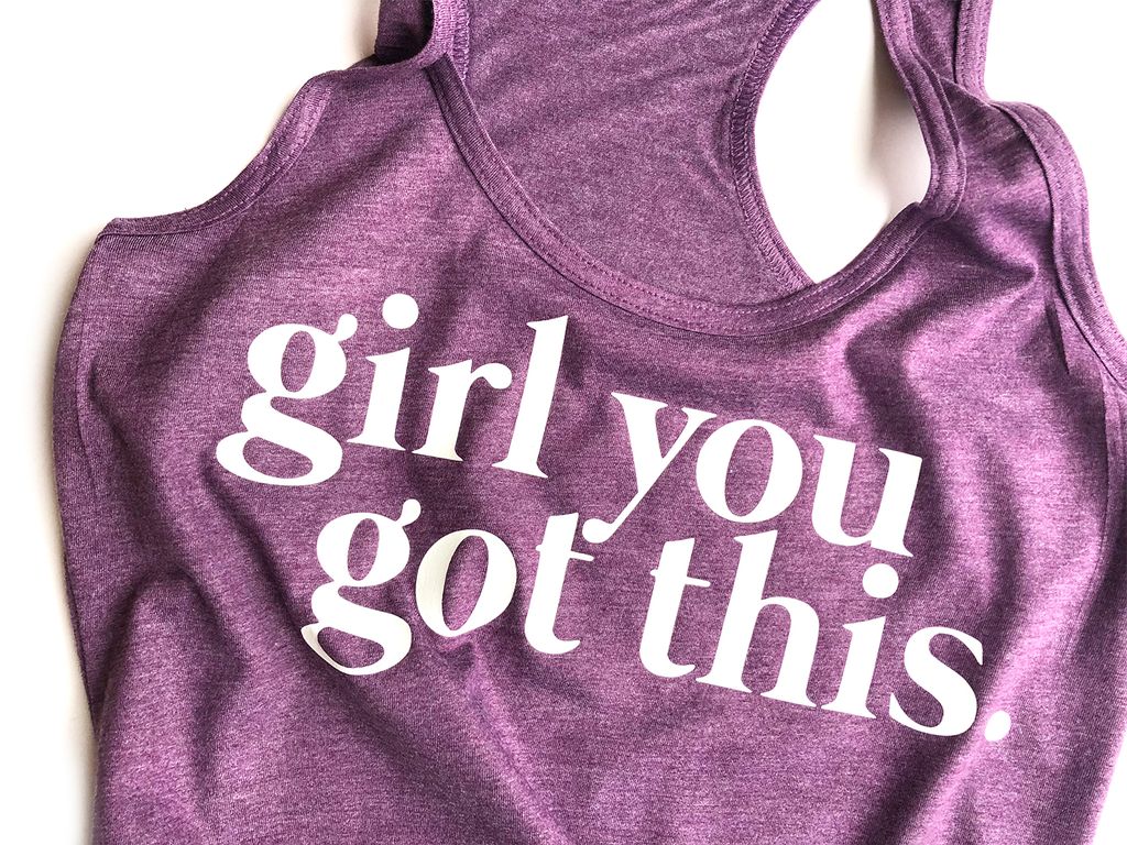 KelhamPrint's tweet photo. Sending out some more of these Vests today! We 💜 it when you order our new products! Also available in a Sweater, Tee and Make Up Bag 💌 #GirlYouGotThis #Motivation #Workout #Slogan https://t.co/cXx7gSodlF