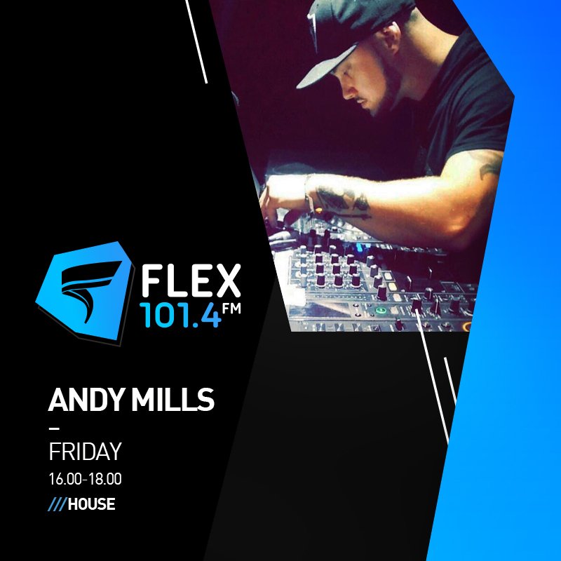 <a href="/djandymills/">Andymillsdj</a> ​ will be joining us live every Friday from 16:00-18:00 playing the best in #House music. #FLEXFMUK
