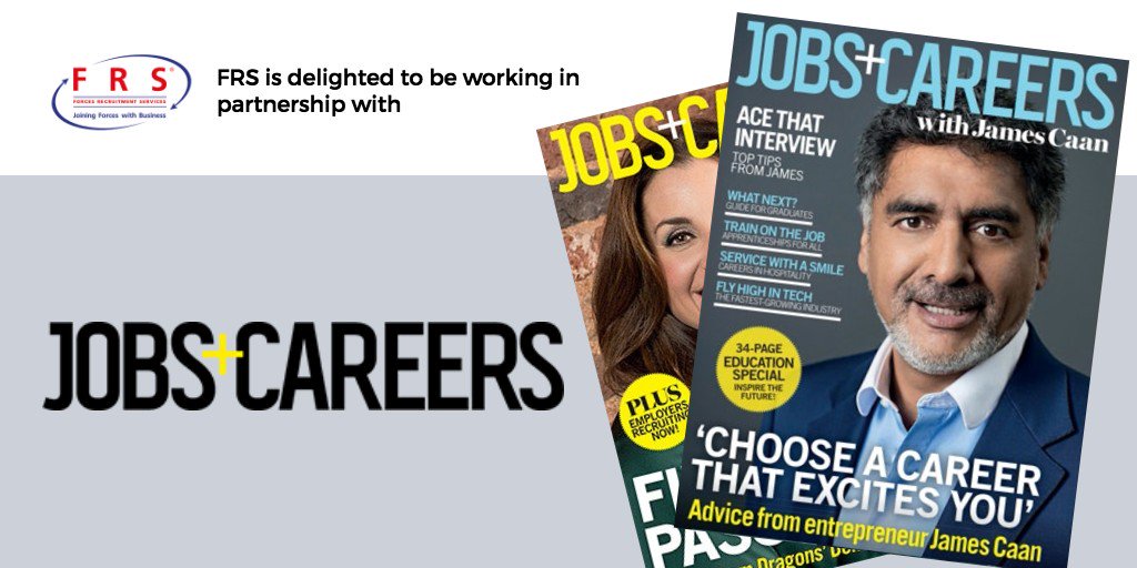 ForcesRecruits's tweet photo. We're delighted to announce our new partnership with @jobscareersmag - the perfect resource for #jobseekers and those looking to build their #Career. Autumn 2017 features top #InterviewTips and #CareerAdvice from entrepreneur @jamescaan Read it here ➡️ https://t.co/1ePGZBguxc https://t.co/yAwL9PfeMw