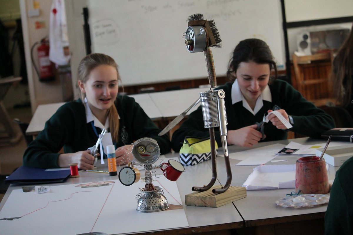TruroHigh's tweet photo. It’s full steam ahead for our #artists this week as they prepare for the Grand Opening of the Combined Truro Schools #ArtExhibition next week @Cornwall_Museum #STEMintoSTEAM https://t.co/gKUHEuRs2O https://t.co/UYr7AJOBqJ