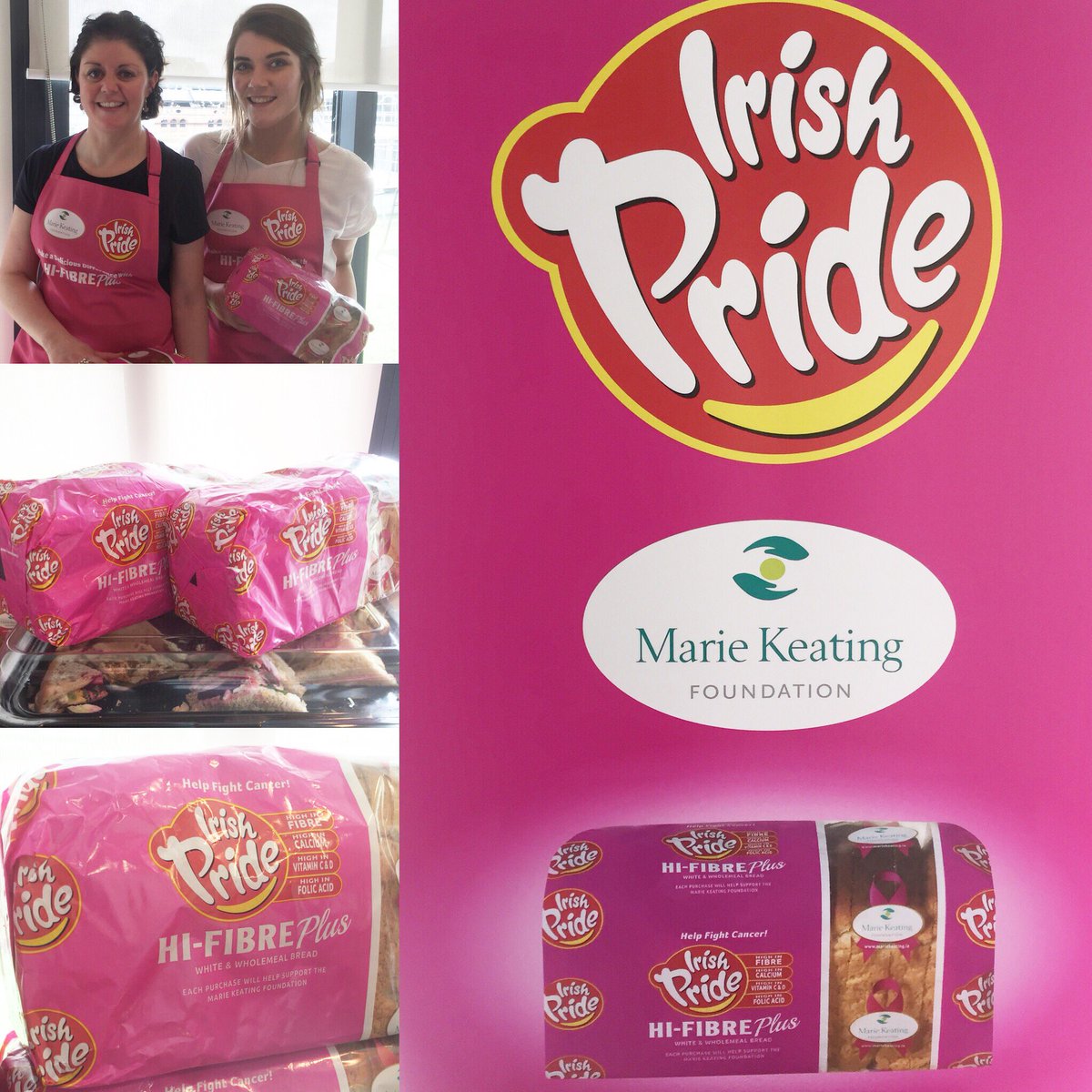 FERGDARCY's tweet photo. Well done and FairPlay to the crew @MarieKeating #deliciousdifference #pickpink PLEASE SUPPORT https://t.co/y1twQqBWoY