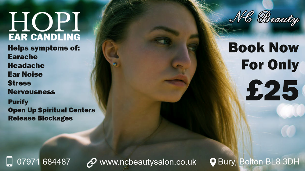 Hopi Ear Candling - Auricular Therapy 👂🕯️  Purify, open up spiritual centers and release blockages ncbeautysalon.co.uk/bury-bolton-tr…