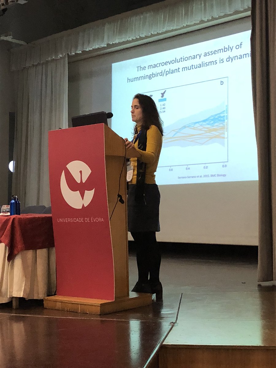 Catherine Graham talking about Hummingbirds, Plants and Biotic Interactions #IBS2018 <a href="/ibs2018evora/">IBS 2018 Évora</a>