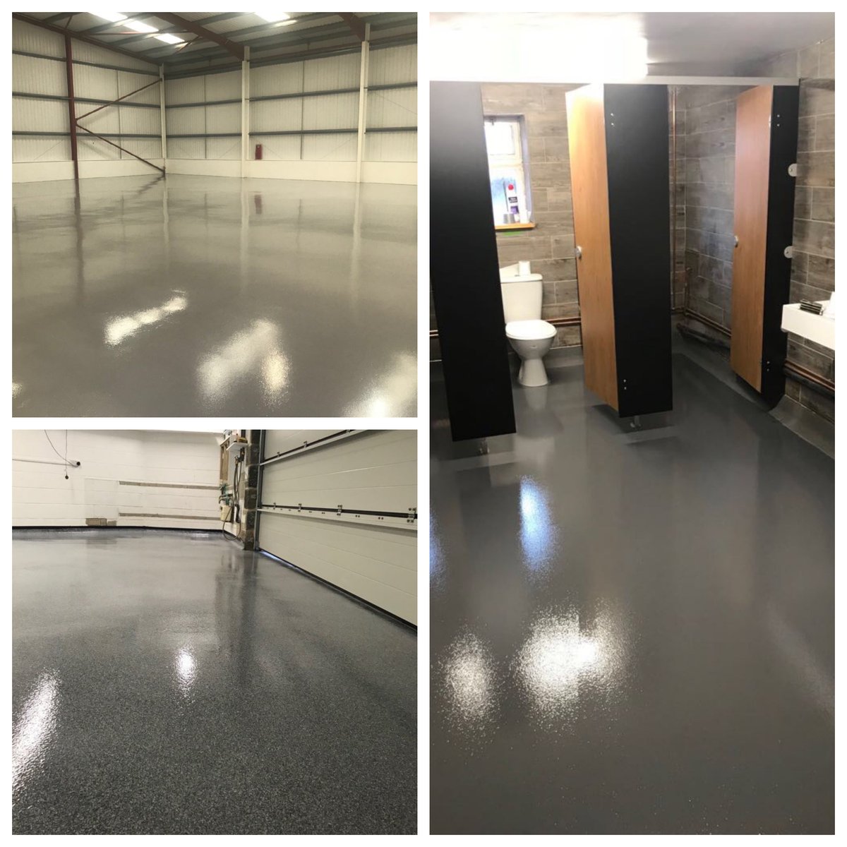 SignatureResin's tweet photo. A few pictures from our #resinfloor installations this month, with pictures of our current project in #Leeds. This project totals 5800 Sq Metres so will keep our team busy #grinding the floor with our @BlastracUK equipment getting it ready for the #highbuild #epoxyfloorcoating https://t.co/pDkLzvSgWE